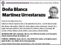 MARTINEZ URRESTARAZU,BLANCA