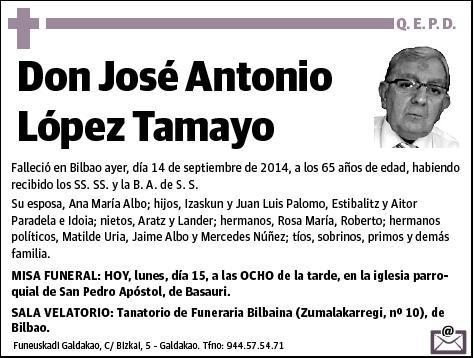 LOPEZ TAMAYO,JOSE ANTONIO