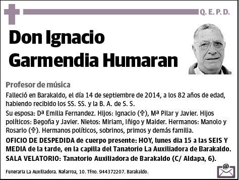 GARMENDIA HUMARAN,IGNACIO