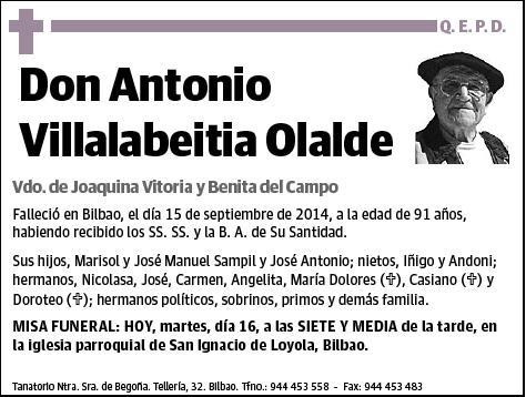 VILLALABEITIA OLALDE,ANTONIO