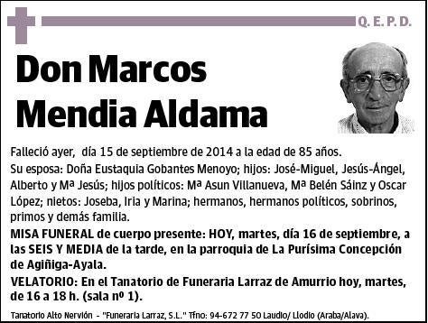 MENDIA ALDAMA,MARCOS