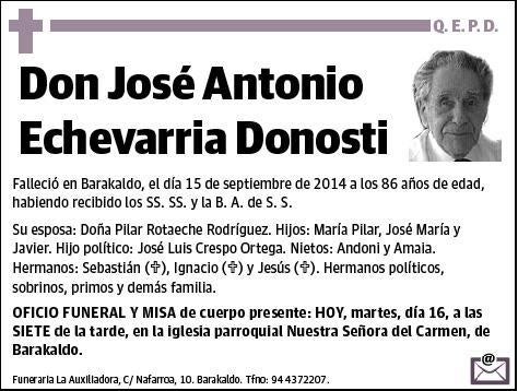 ECHEVARRIA DONOSTI,JOSE ANTONIO