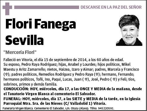 FANEGA SEVILLA,FLORI