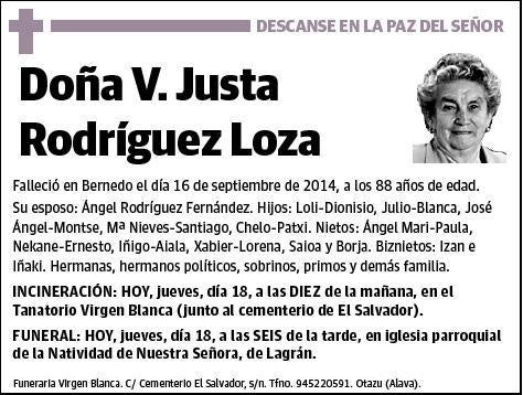 RODRIGUEZ LOZA,V.JUSTA