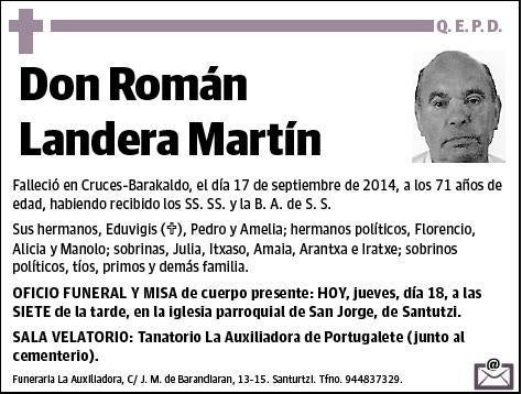 LANDERA MARTIN,ROMAN