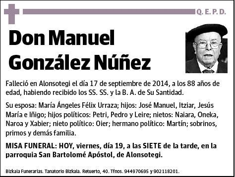 GONZALEZ NUÑEZ,MANUEL