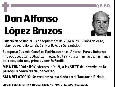 LOPEZ BRUZOS,ALFONSO