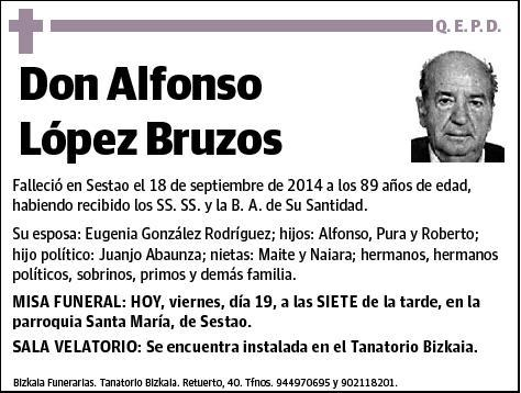 LOPEZ BRUZOS,ALFONSO