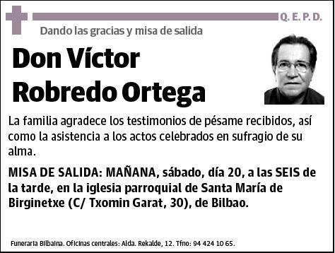 ROBREDO ORTEGA,VICTOR