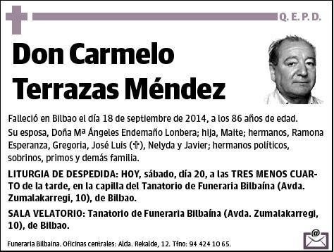 TERRAZAS MENDEZ,CARMELO