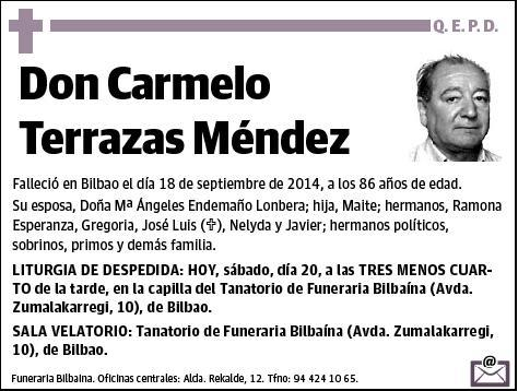 TERRAZAS MENDEZ,CARMELO