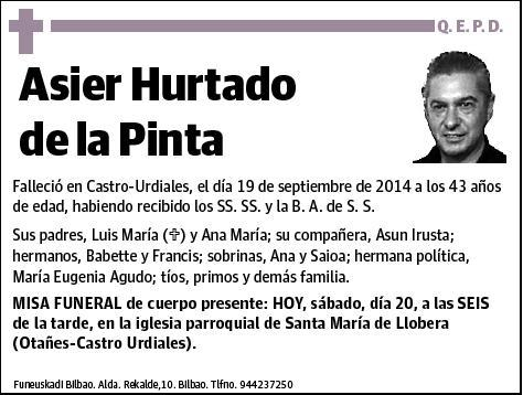 HURTADO DE LA PINTA,ASIER