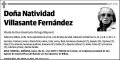 VILLASANTE FERNANDEZ,NATIVIDAD