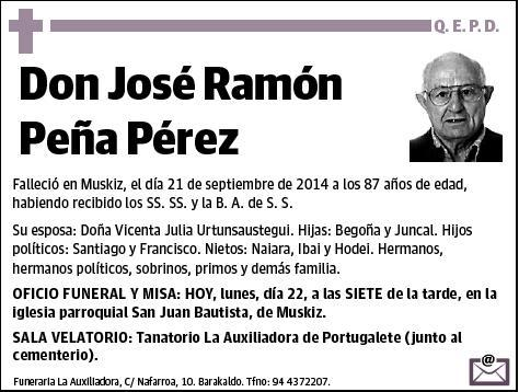 PEÑA PEREZ,JOSE RAMON