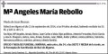 MARIA REBOLLO,Mª ANGELES