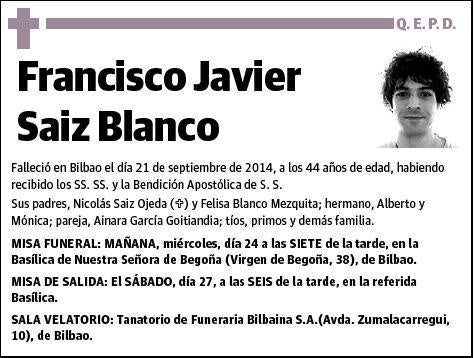 SAIZ BLANCO,FRANCISCO JAVIER