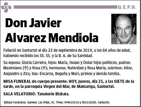 ALVAREZ MENDIOLA,JAVIER