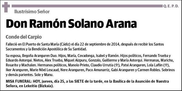 SOLANO ARANA,RAMON