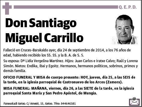 MIGUEL CARRILLO,SANTIAGO