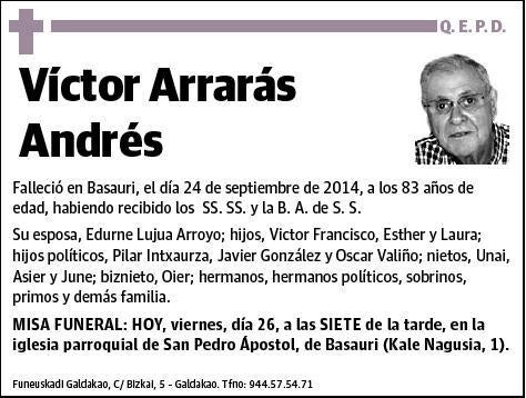 ARRARAS ANDRES,VICTOR