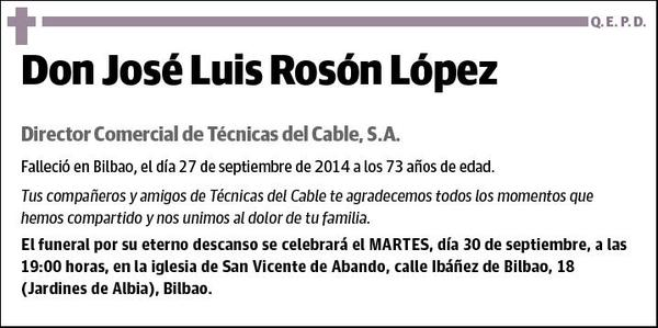 ROSON LOPEZ,JOSE LUIS