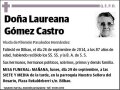 GOMEZ CASTRO,LAUREANA