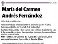 ANDRES FERNANDEZ,MARIA DEL CARMEN