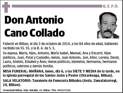 CANO COLLADO,ANTONIO