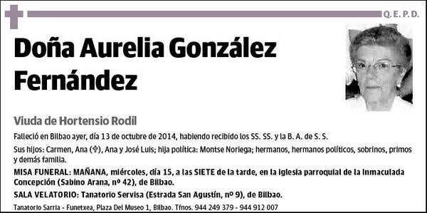 GONZALEZ FERNANDEZ,AURELIA