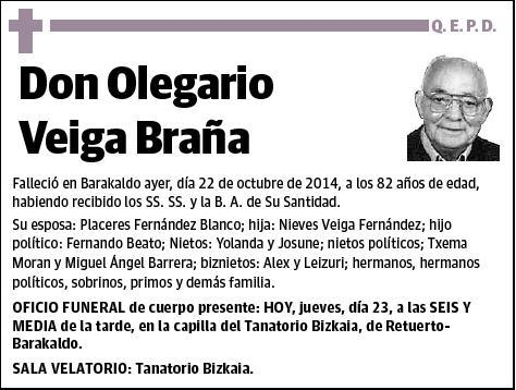 VEIGA BRAÑA,OLEGARIO