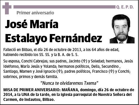 ESTALAYO FERNANDEZ,JOSE MARIA