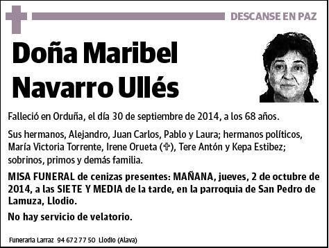 NAVARRO ULLES,MARIBEL