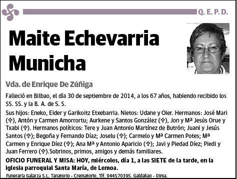 ECHEVARRIA MUNICHA,MAITE