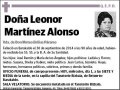 MARTINEZ ALONSO,LEONOR