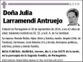 LARRAMENDI ANTRUEJO,JULIA