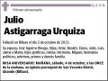 ASTIGARRAGA URQUIZA,JULIO