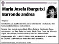 IBARGUTXI BARRONDO,MARIA JOSEFA