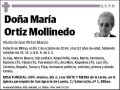 ORTIZ MOLLINEDO,MARIA