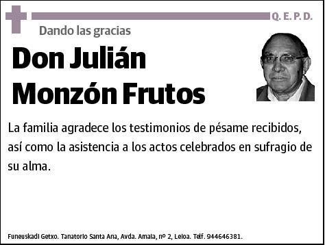 MONZON FRUTOS,JULIAN