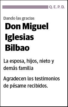 IGLESIAS BILBAO,MIGUEL