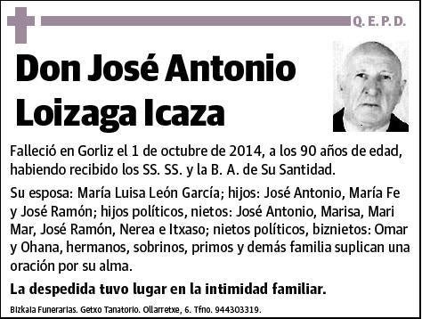 LOIZAGA ICAZA,JOSE ANTONIO