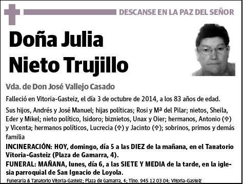 NIETO TRUJILLO,JULIA
