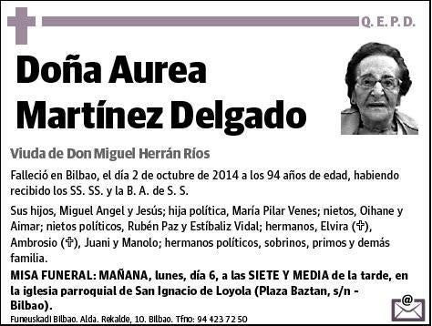 MARTINEZ DELGADO,AUREA