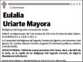 URIARTE MAYORA,EULALIA