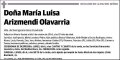 ARIZMENDI OLAVARRIA,MARIA LUISA