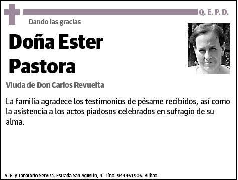 PASTORA,ESTER