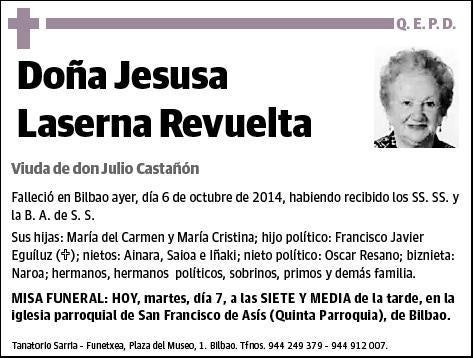 LASERNA REVUELTA,JESUSA