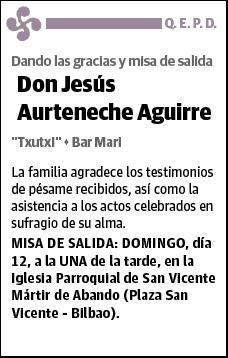 AURTENECHE AGUIRRE,JESUS