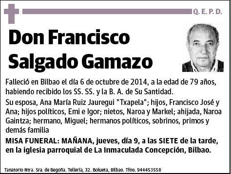 SALGADO GAMAZO,FRANCISCO