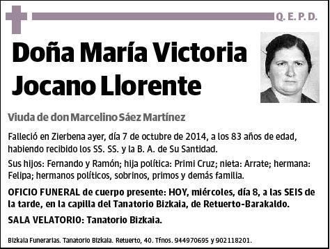 JOCANO LLORENTE,MARIA VICTORIA